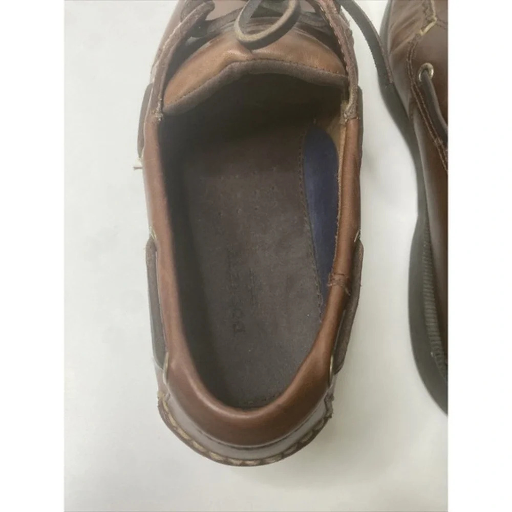 Dockers Men's Castaway Leather Casual Classic‎ Boat Shoe. Size 10.5M VERY GOOD